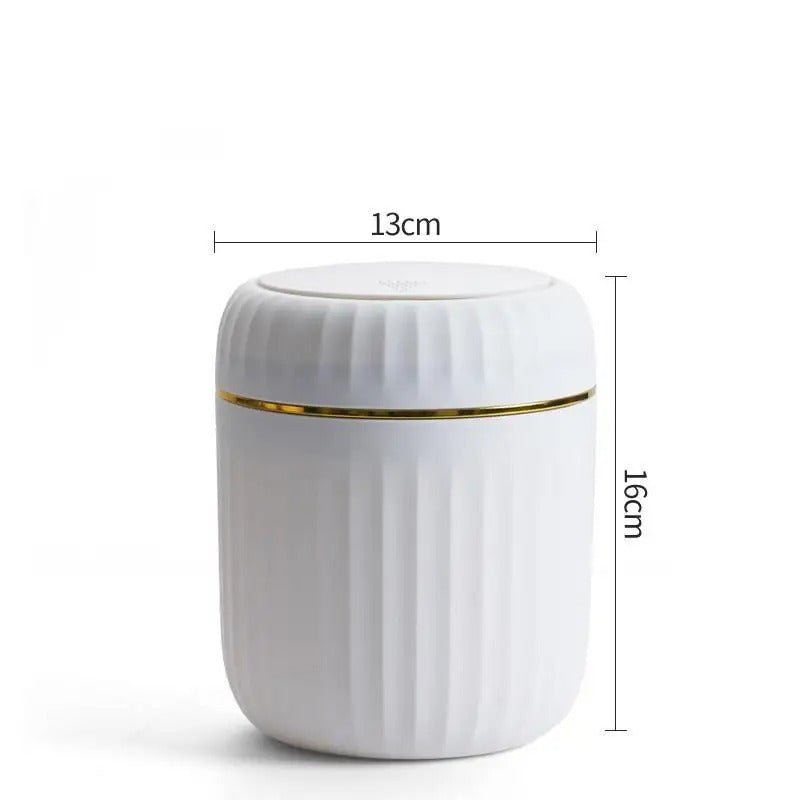 Mini poubelle | Mini poubelle de bureau avec couvercle et organiseur de déchets - Arts du rangement