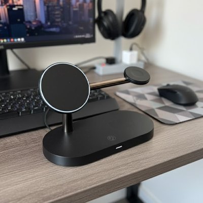 Détail des zones de charge sans fil de la station
- Arts du rangement