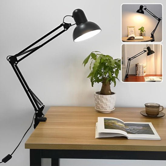 Lampe de bureau LED réglable – Éclairage moderne pour travail & étude - Arts du rangement