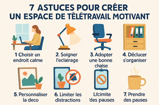 7 Astuces pour Créer un Espace de Télétravail Motivant
