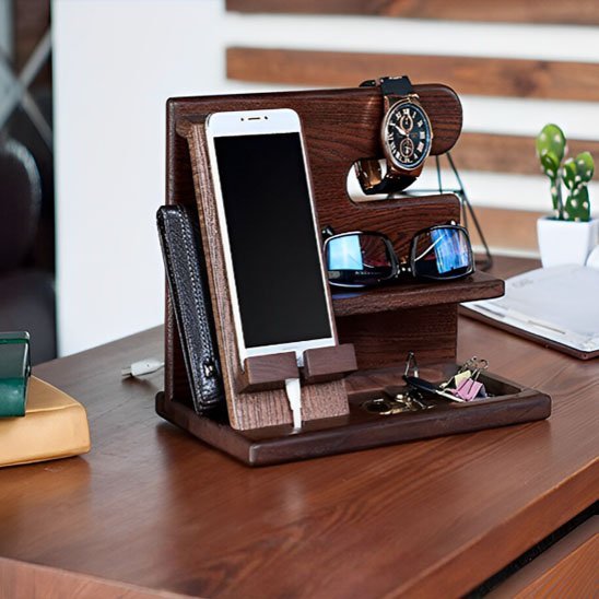 Support téléphone | Polyvalent - Arts du rangement