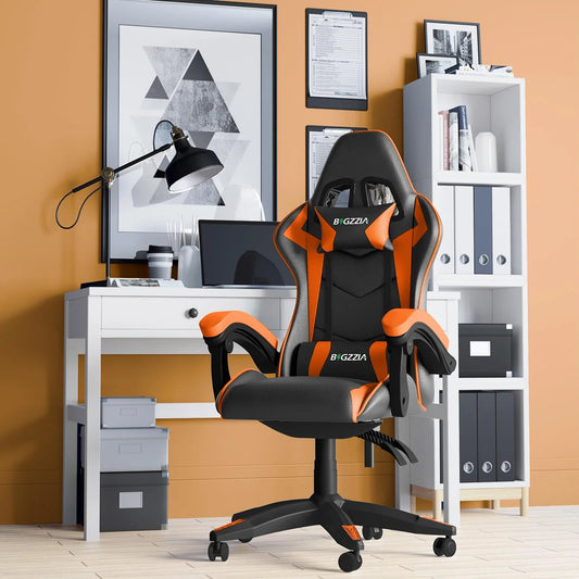 Chaise bureau - OfficeGamingChair™ - Orange - Arts du rangement