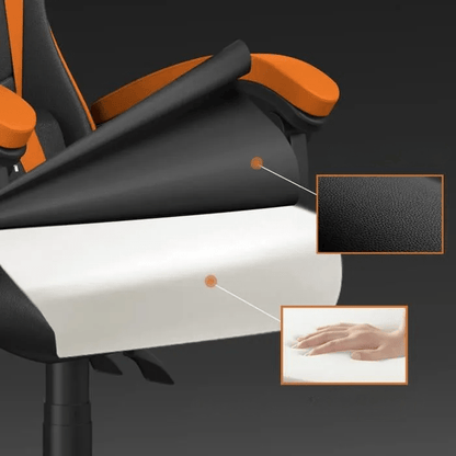 Chaise bureau - OfficeGamingChair™ - Orange - Arts du rangement