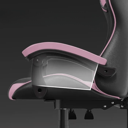 Chaise bureau - OfficeGamingChair™ - Rose - Arts du rangement