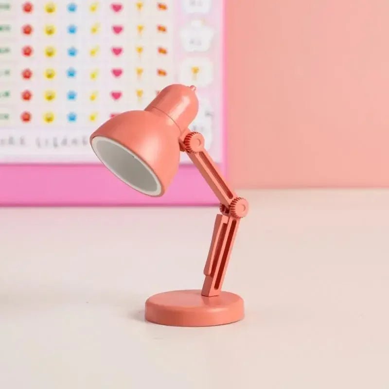 Lampe à Livre - MiniTableLamp™ - Rose Rouge - Arts du rangement