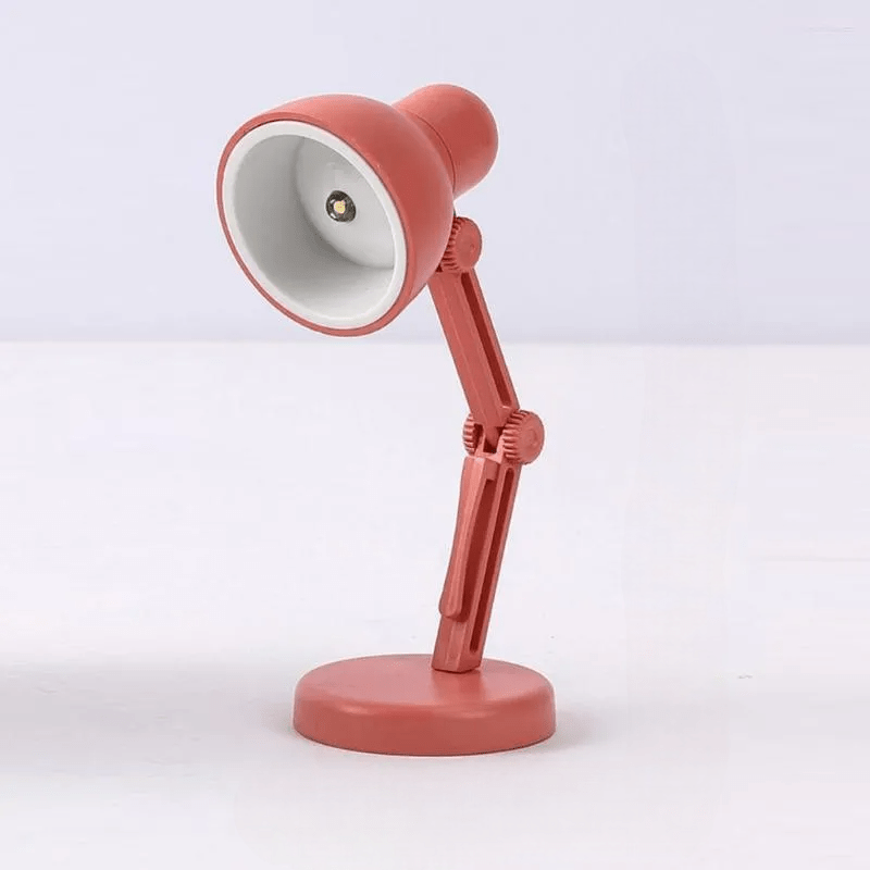 Lampe à Livre - MiniTableLamp™ - Rose Rouge - Arts du rangement