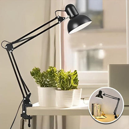 Lampe bureau LED en utilisation sur bureau moderne
 - Arts du rangement