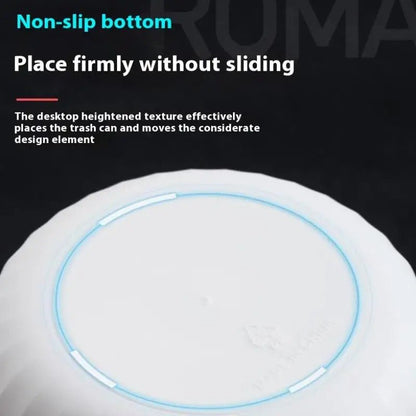 Mini poubelle | Mini poubelle de bureau avec couvercle et organiseur de déchets - Arts du rangement