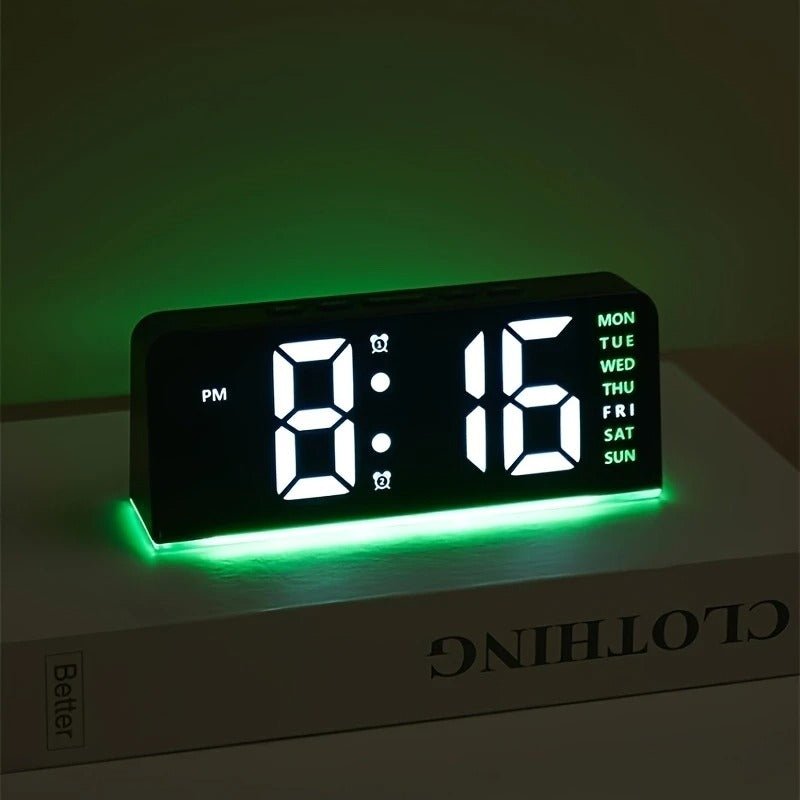 réveil numérique led | Réveil numérique LED et horloge de bureau - Arts du rangement