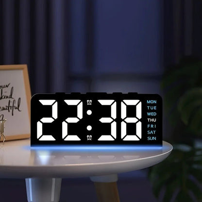 réveil numérique led | Réveil numérique LED et horloge de bureau - Arts du rangement