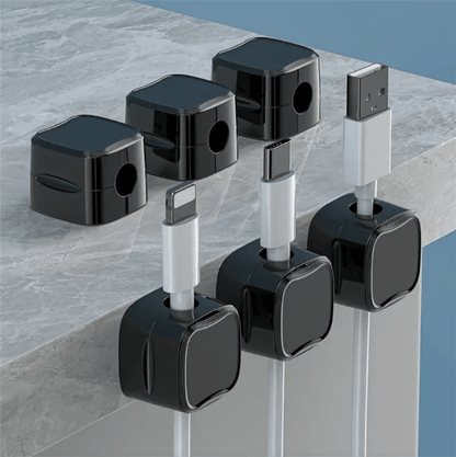 Range cables - MagneticCableOrganizer™ - Noir - Arts du rangement