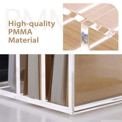 Range document | Organiseur de courrier en acrylique et trieur de dossiers pour bureau - Arts du rangement