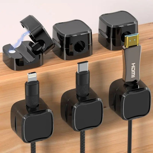 Range cables - MagneticCableOrganizer™ - Noir - Arts du rangement