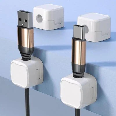 Range cables - MagneticCableOrganizer™ - Blanc - Arts du rangement