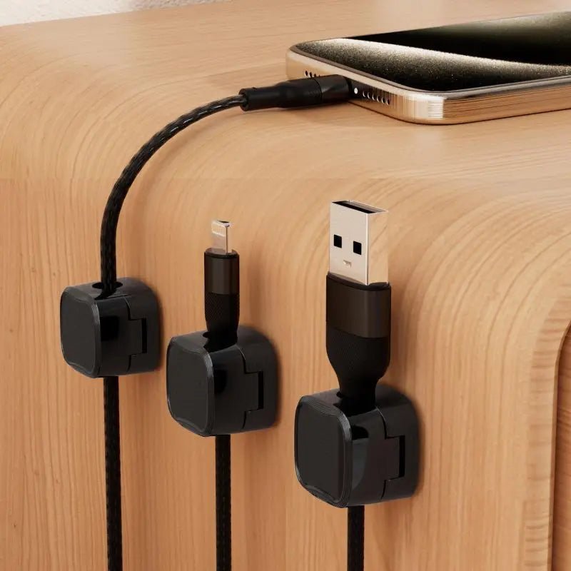 Range cables - MagneticCableOrganizer™ - Noir - Arts du rangement