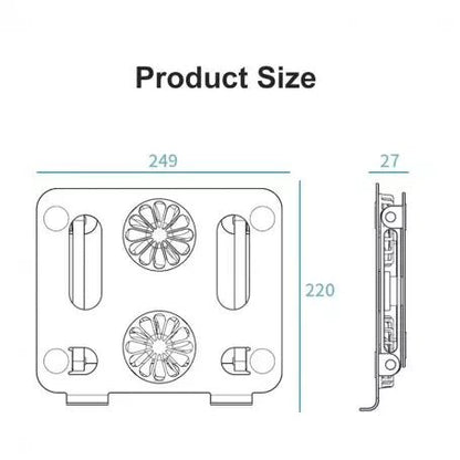 Support ordinateur portable | Tapis de refroidissement pour ordinateur portable - Arts du rangement
